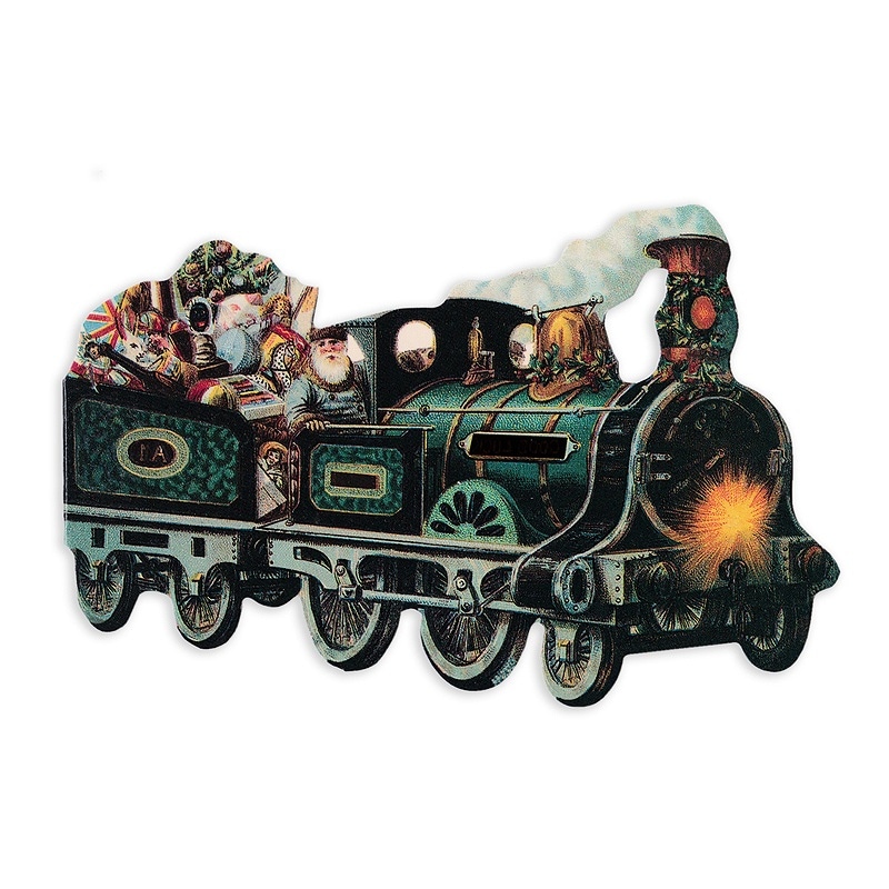 MICHEL & CO 【クリスマス】 スモールグリーティングカード （サンタクロースの機関車）