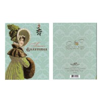 Madison Park 【クリスマス】 スモールグリーティングカード （ヴィクトリアン×柊）|クリスマスカード|クリスマス雑貨