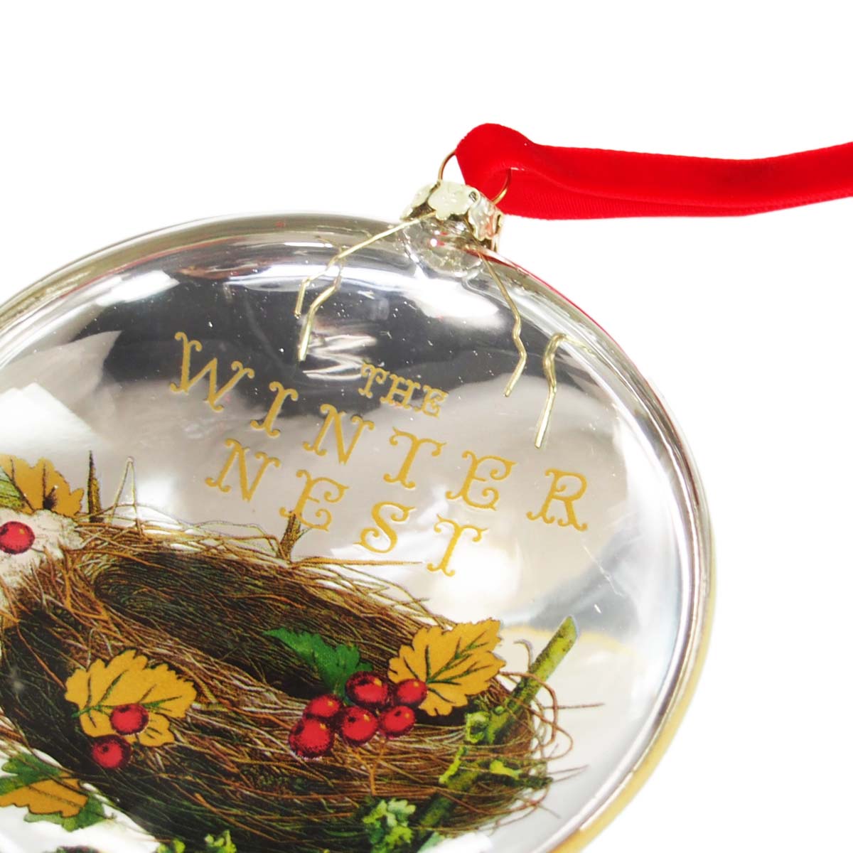 Fringe Studio（フリンジスタジオ） 【クリスマス】 ミラー オーナメント 化粧箱入り （鳥の巣）