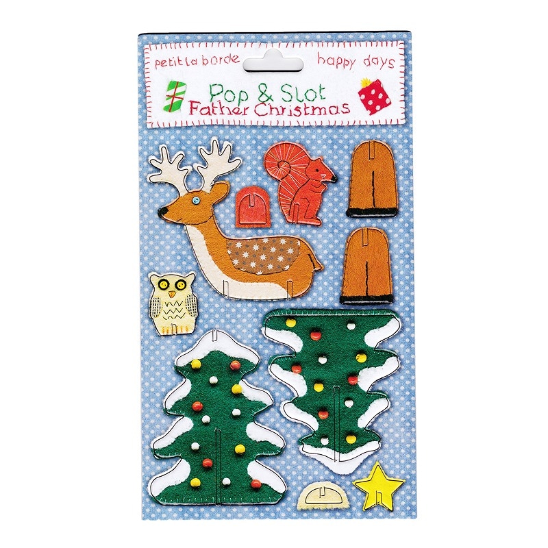 ロジャーラボード 【クリスマス】 ポップ&スロット ボード (サンタクロース×動物たち)