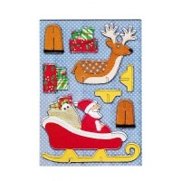 ロジャーラボード 【クリスマス】 ポップ&スロット ボード (サンタクロース×動物たち)|インテリア | 飾り|Roger La Borde ロジャーラボード