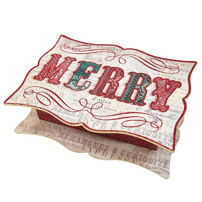 Punch Studio 【クリスマス】 ダイカット ギフトボックス （MERRY）