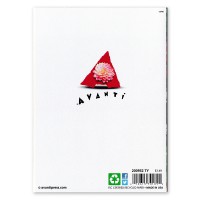 AVANTI PRESS 二つ折り サンキューカード　（ネコ×フラワー）|Thank You|グリーティングカード