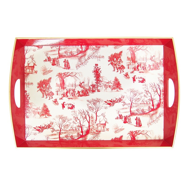 Michel Design Works ウッドトレイ 【クリスマスワンダーランド】