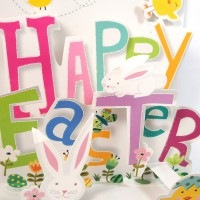 UP WITH PAPER 【イースター】 ポップアップ グリーティングカード （HAPPY EASTER）