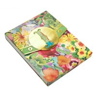 Punch Studio ミニ ノートパッド イニシャル 【イニシャルI×フラワー】