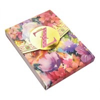 Punch Studio ミニ ノートパッド イニシャル 【イニシャルZ×フラワー】