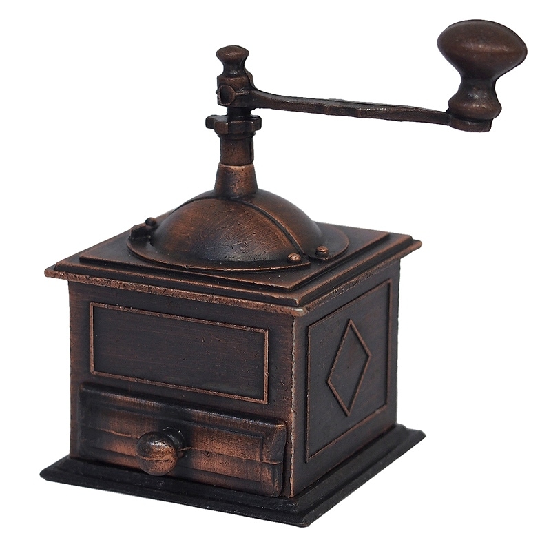 ミニチュア アンティークシャープナー 鉛筆削り 【レトロ・コーヒー