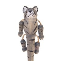 トスダイス 木製 アニマルボールペン 【ネコ】|ボールペン|文房具