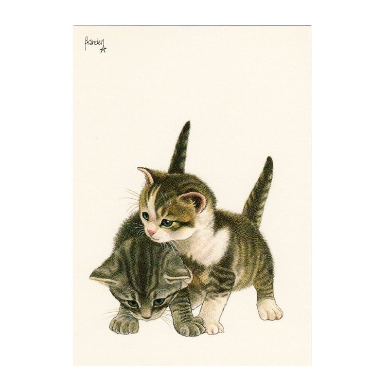【30%OFF】ART UNLIMITED ポストカード 【2匹の子猫】