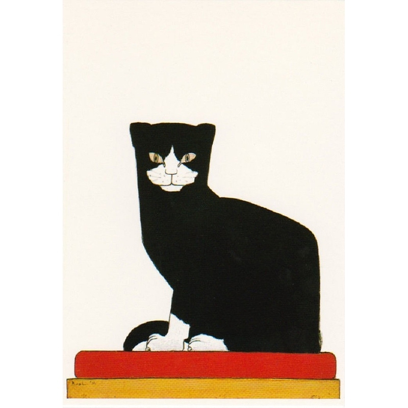 【30%OFF】ART UNLIMITED ポストカード 【Black Cat】