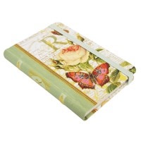 Punch Studio 【イニシャル】 ジャーナルノート ポケットサイズ （イニシャルR×フラワー）