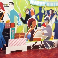 UP WITH PAPER 【誕生日】 ポップアップ グリーティングカード （ナイトクラブ）|誕生日|UP WITH PAPER