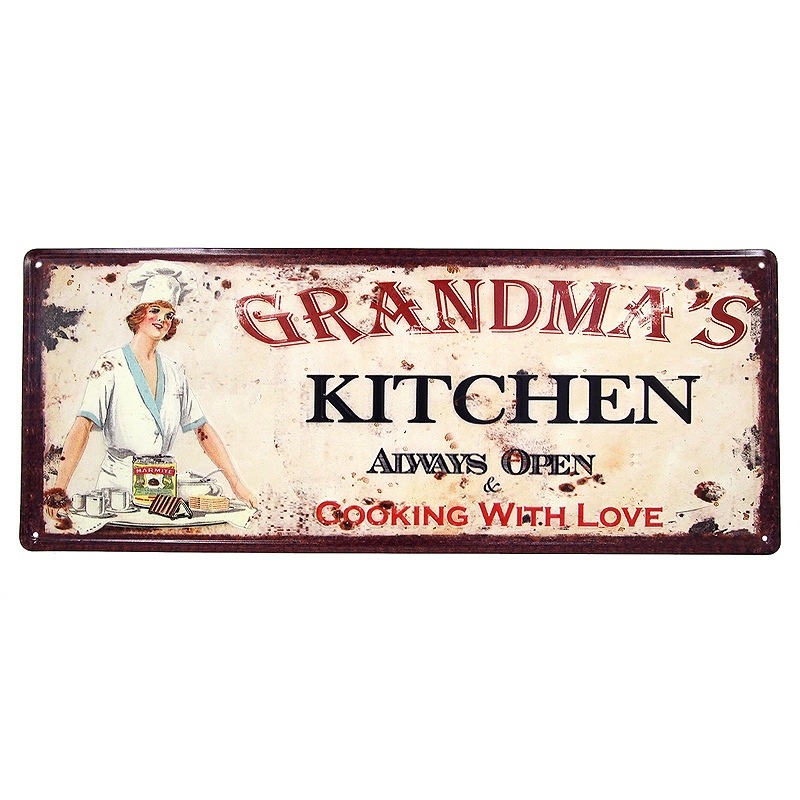 KEYSTONE ティン サインボード 【GRANDMA'S KITCHEN】