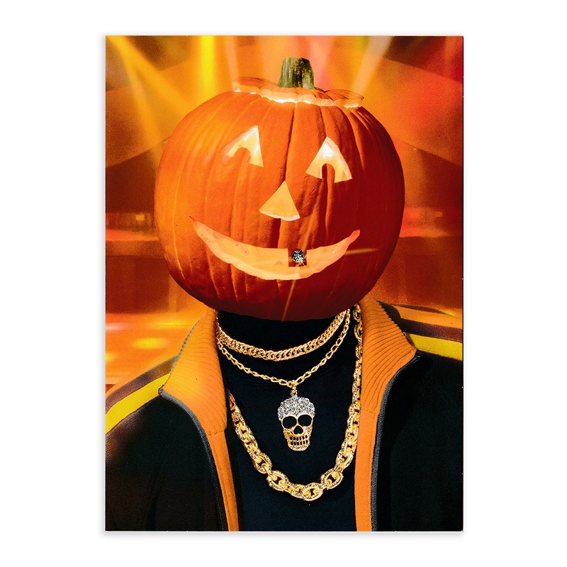 AVANTI PRESS 二つ折り ハロウィン グリーティングカード （カボチャの