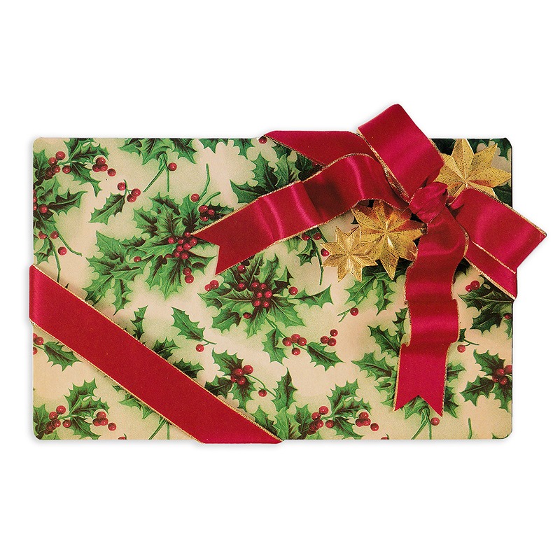 パンチスタジオ 【クリスマス】 グリーティングカード Lサイズ （柊の