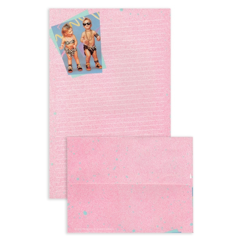 The Paper Company レターセット 便箋6枚 封筒3枚 （子供×ロック）