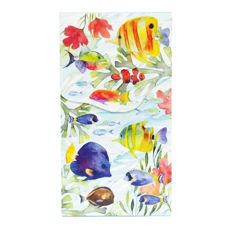 Punch Studio ラージポケット ノートパッド （海の生き物×水彩）