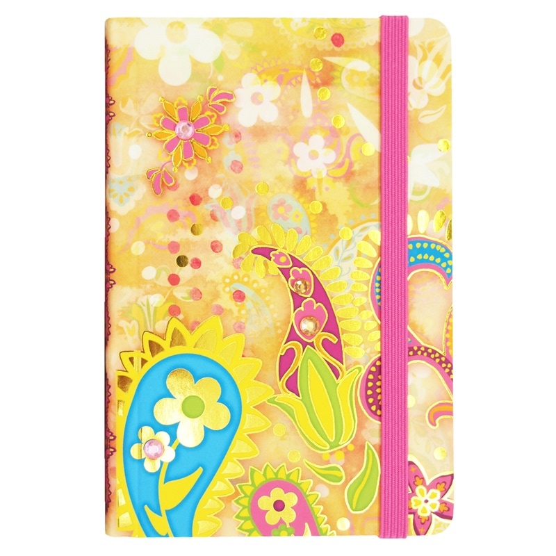 【50%OFF】 Punch Studio ジャーナルノート ポケットサイズ 【ペイズリー柄×パステル】