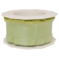 ラッピング用リボン ラッフルリボン （黄緑）