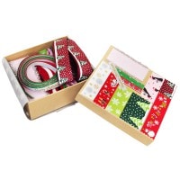 ラッピング用 リボンセット 【クリスマス】 11種類 長さ各約2メートル （オリジナルセット） Dセット