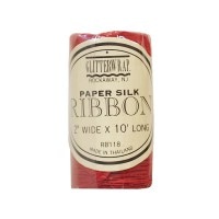 The Gift Wrap Company ラッピング用リボン ペーパーシルクリボン （赤）