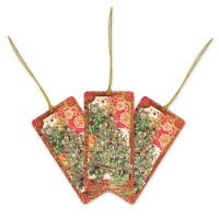 Punch Studio 【クリスマス】 ギフトタグセット 3枚セット （クリスマスツリー）|ギフトバッグ | ラッピング用品|クリスマス雑貨