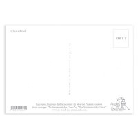 フランス製　ネコのポストカード （Chaladriel） 指輪物語・ガラドリエル