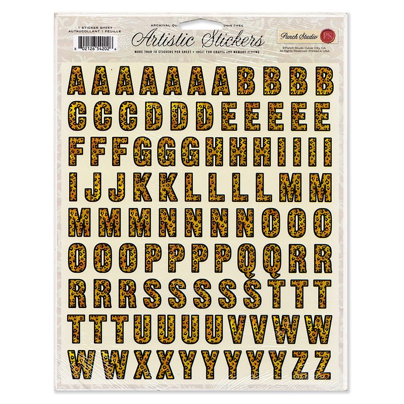 The Gifted Line レトロ ステッカー | シール (アルファベット