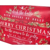 MOLLY & REX 【クリスマス】 立体 二つ折りカード Lサイズ （deck the halls）