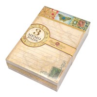 Punch Studio メモ帳 3冊セット Sサイズ （イタリア×蝶）