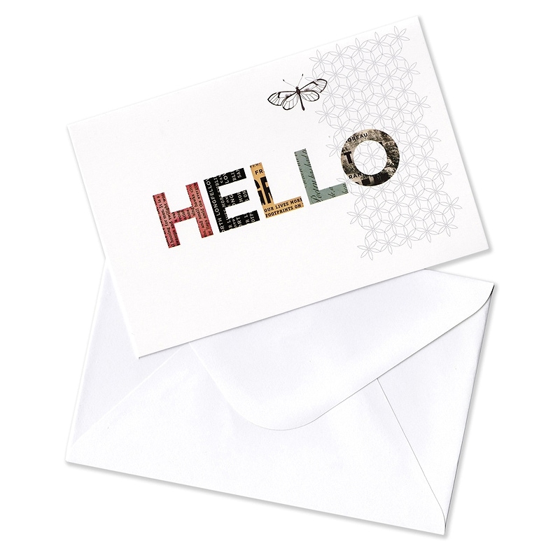 Fringe Studio（フリンジスタジオ） グリーティングカード 封筒セット 【HELLO×英字】