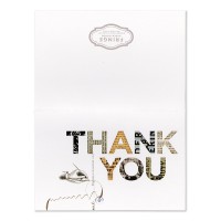 Fringe Studio（フリンジスタジオ） グリーティングカード 封筒セット 【THANK YOU×英字】|カード|Fringe Studio フリンジスタジオ