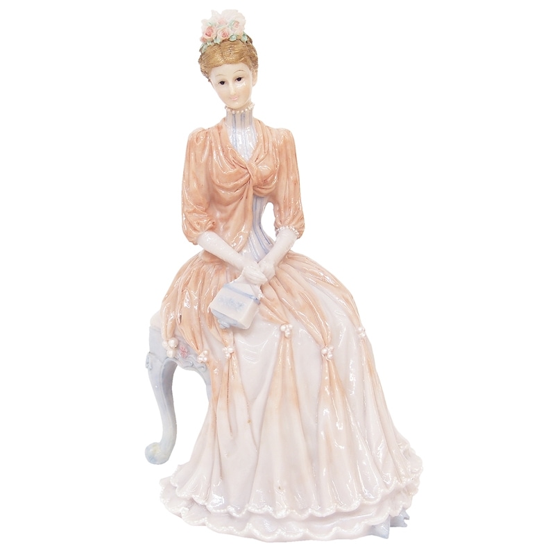 30%FFO】エレガントな貴婦人の人形 （椅子に座る貴婦人） | インテリア