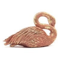 バード ガーデンマスコット オブジェ/置物 【フラミンゴ・REST】|ガーデンオブジェ|ガーデン雑貨