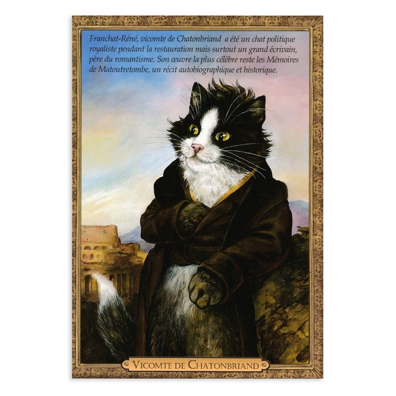 フランス製 ネコのポストカード （VICOMTE DE CHATONBRIAND