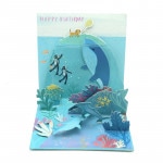 UP WITH PAPER 【誕生日】 ポップアップ グリーティングカード （海の生き物）|誕生日|UP WITH PAPER