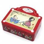 Hansi（ハンジ） ブリキ缶 TIN BOX （ベビーカー×レッド）|マスキングテープ | その他|Hansi