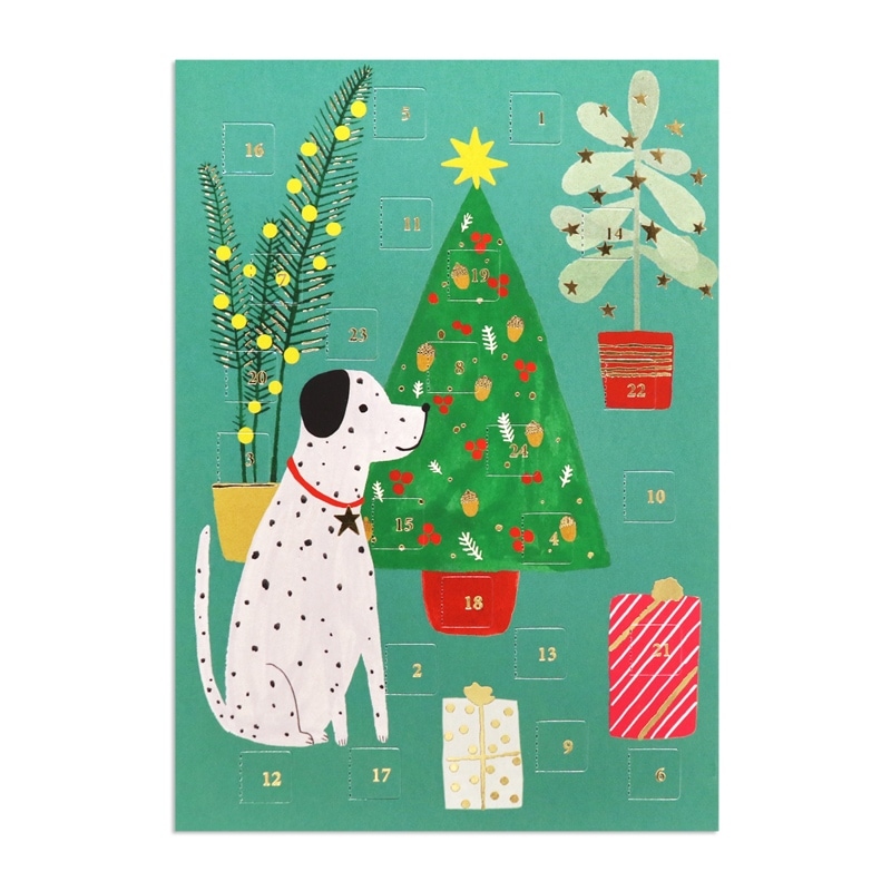 ロジャーラボード クリスマス アドベントカレンダー カード クリスマスツリーとダルメシアン Roger La Borde ロジャーラボード アドベントカレンダー 雑貨ロビン ロジャーラボード クリスマス アドベントカレンダー カード クリスマスツリーとダルメシアン Roger La Borde ロジャーラボード アドベントカレンダー 雑貨ロビン