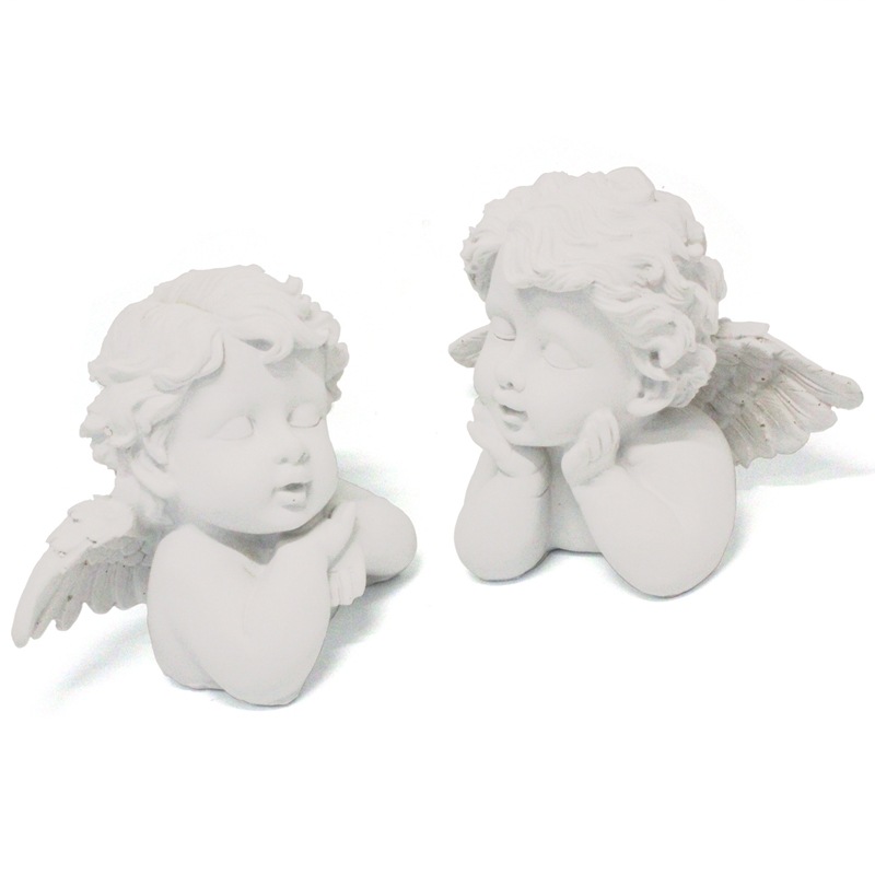 天使　陶器　オブジェ　置物　インテリア　工芸品　美術品　A2936 天使 陶器 オブジェ 置物 インテリア 工芸品 美術品 A2936 【公式通販】