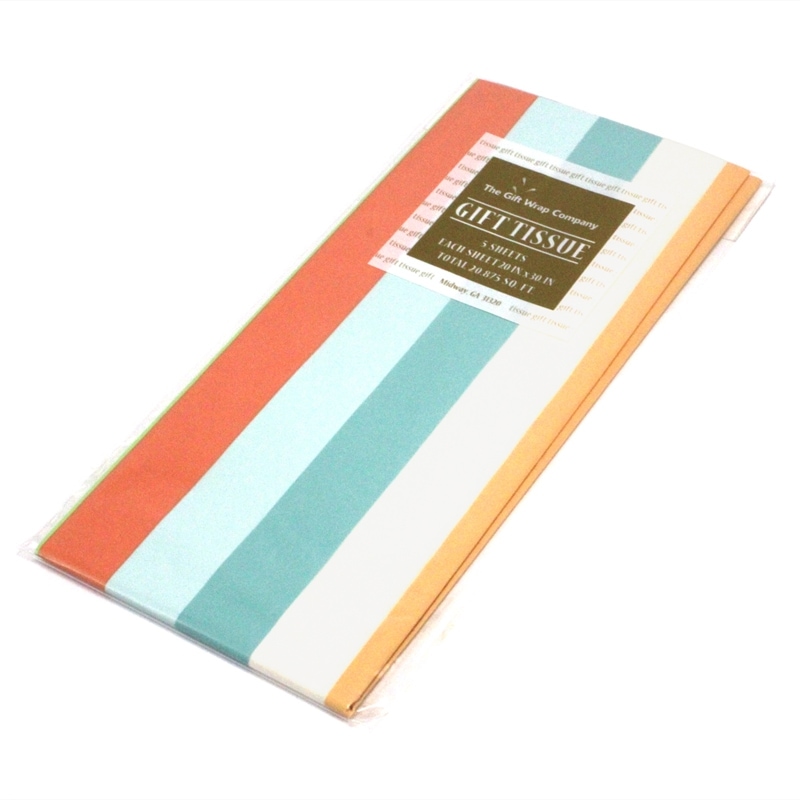 The Gift Wrap Company ���եȥƥ����塼 | ������ 5������ ��CITRUS STRIPE TISSUE��