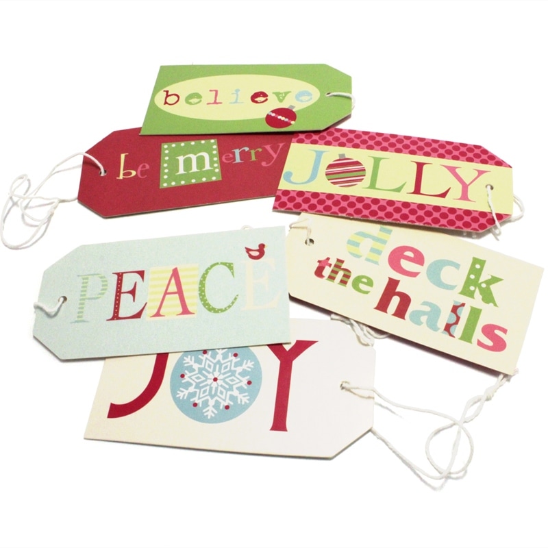 The Gift Wrap Company 【クリスマス】ギフトダグ：WHIMSICAL TIDINGS 3種類2枚セット