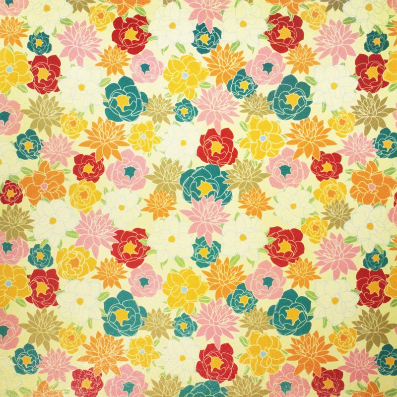 スクラップシート(Vamished Floral Findings)