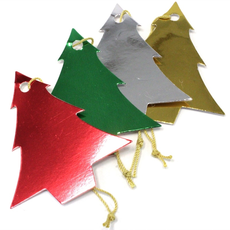 The Gift Wrap Company 【クリスマス】ダイカットタグ クリスマスツリー 6枚入り