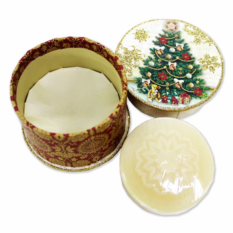 Punch Studio 【クリスマス】 トリプルミルド製法 ラグジュアリー ソープ BOXセット 【クリスマスツリー】
