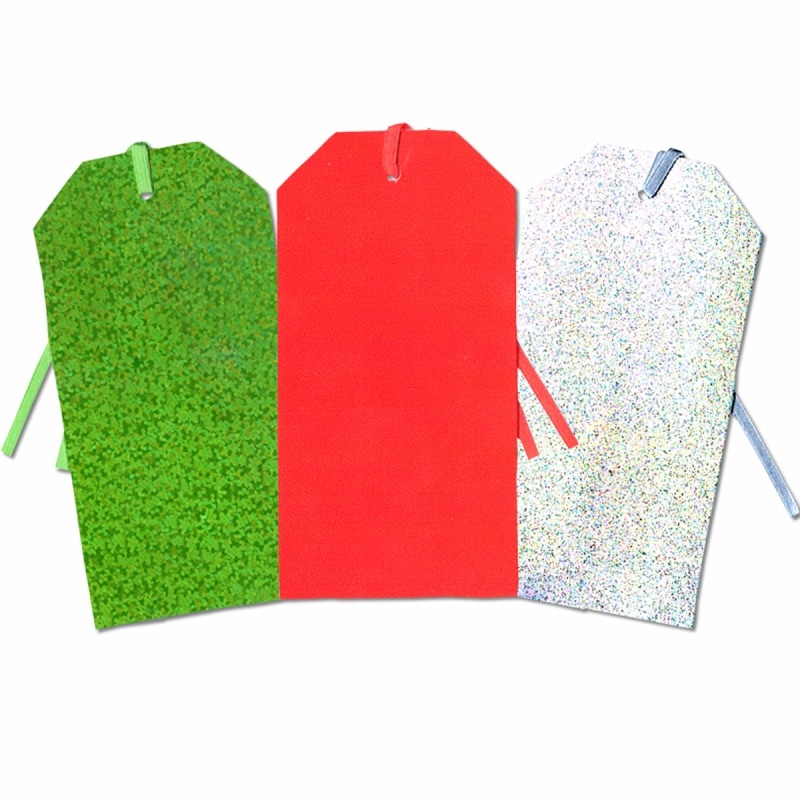 The Gift Wrap Company ダイカットタグ （ホログラフィック）6枚入り