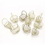 グランシュマン ワイヤー ミニ バスケット 10個セット （ホワイト） le grand chemin