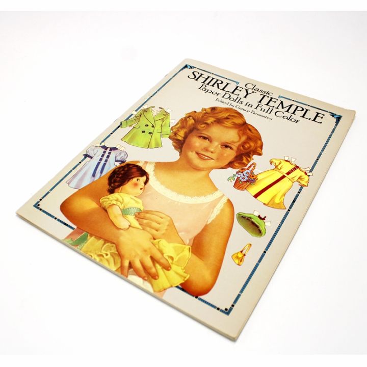 【掘り出し物・ヴィンテージ品】 ペーパードールブック 『Classic Shirley Temple Paper Dolls in Full Color』