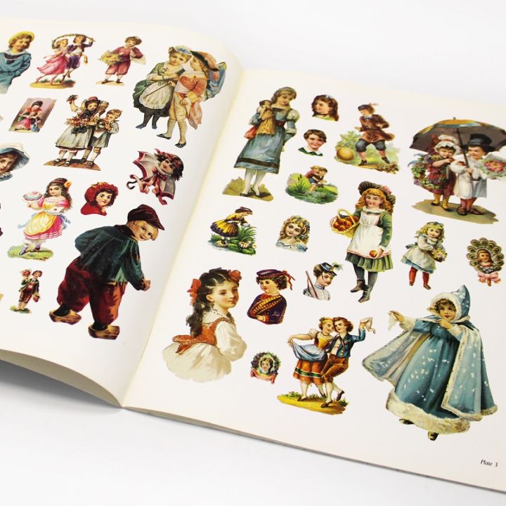 美しいヴィクトリアンデザイン洋書　Children Vignettes　クロモス 美しいヴィクトリアンデザイン洋書 Children Vignettes クロモス