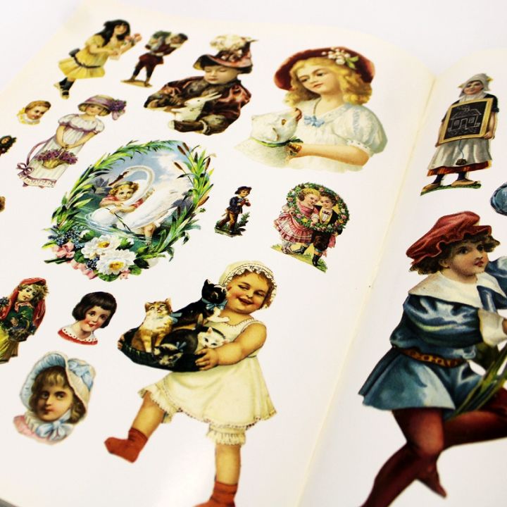 美しいヴィクトリアンデザイン洋書　Children Vignettes　クロモス 美しいヴィクトリアンデザイン洋書 Children Vignettes クロモス